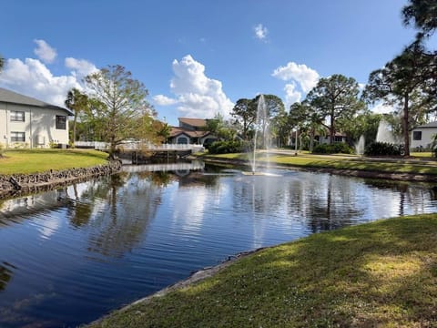 Beautiful lake view from the terrace 