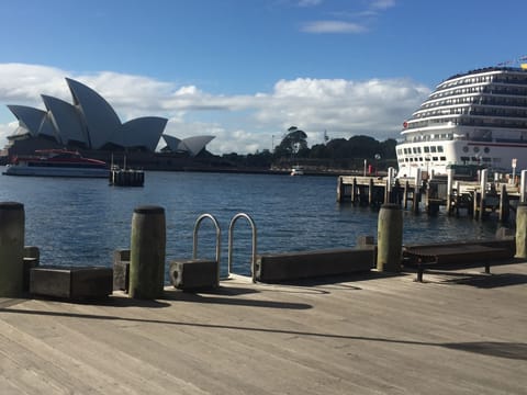 Circular Quay.... Opera House.
A 5 mins stroll down through the Rocks Village 