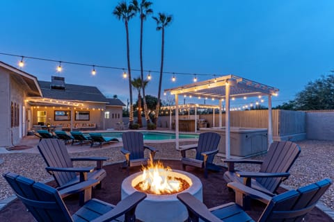 Welcome to HAPPY HOUR in SCOTTSDALE. Cheers to the backyard oasis with resort amenities!