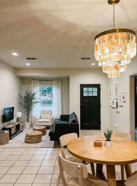 The great room is the perfect space for guest gather.