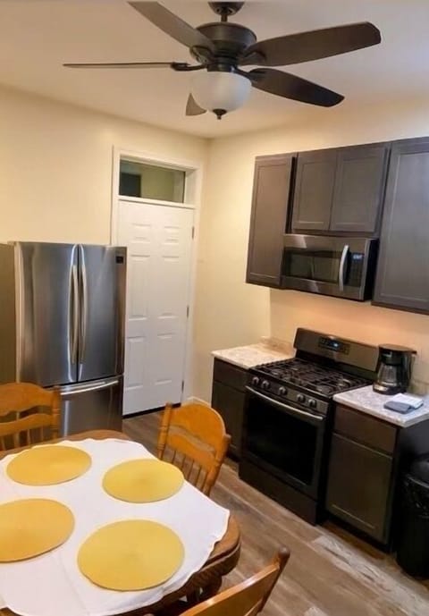 Newly remodeled kitchen (view from pantry)