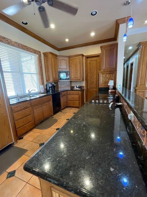 Large fully equipped galley kitchen
