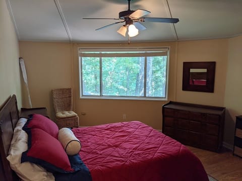 Upstairs bedroom #1 with beautiful view!
