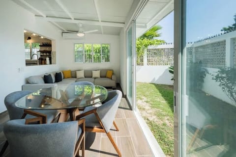 Bright and airy space with seamless indoor-outdoor flow to the patio.