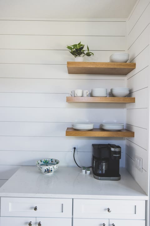 Morning coffee station.