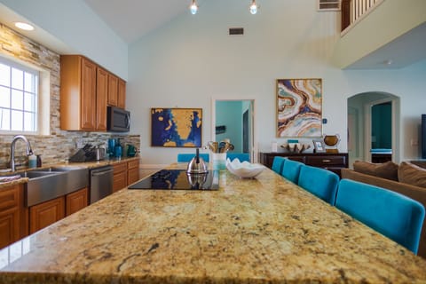 Spacious kitchen with everything you might need.