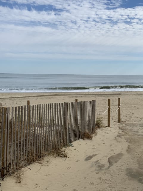 Steps to the sand and beautiful Atlantic ocean.