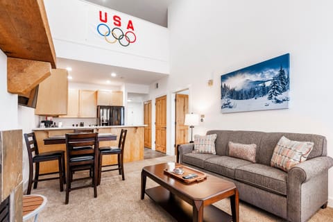 Living Area with 2 Sleeper Sofas