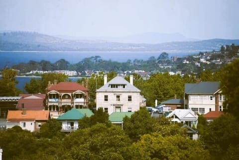 With views out to the water