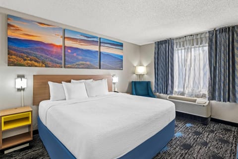 Room, 1 King Bed, Accessible, Non Smoking | Desk, blackout drapes, soundproofing, iron/ironing board