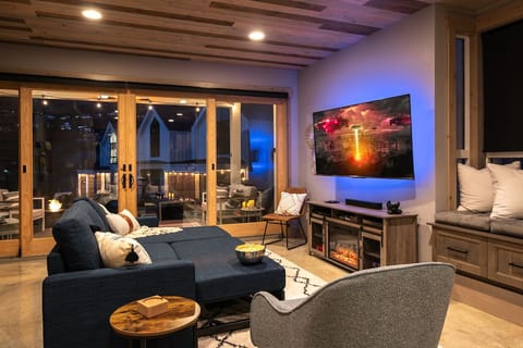 Fireplace in the Evening
