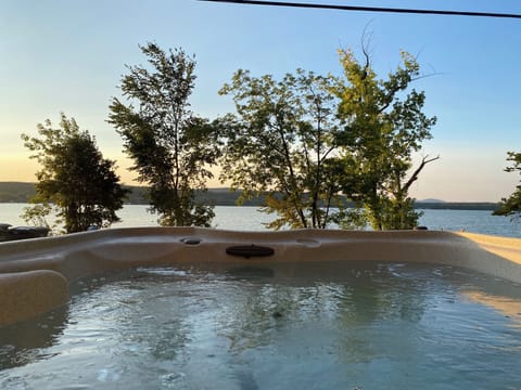 Hot tub with a view!