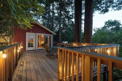 Deck at dusk