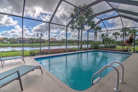 The Heated Pool at 12525 Astor Place in Hampton Park of Gateway