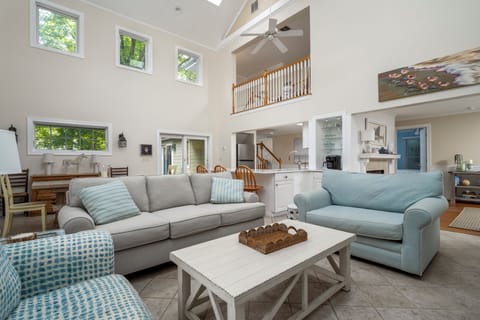 Open concept plan - kitchen opens to dining area and great room.