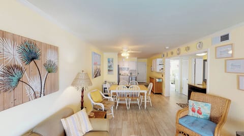 Living room, Dining area , and Kitchen