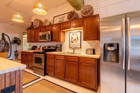Kitchen with island seating