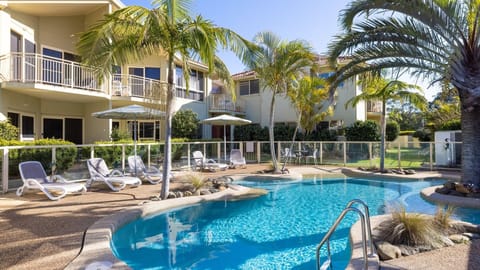 Resort pool area