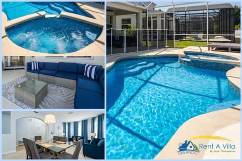 Vacation rental near Disney managed by Orlando Rent a Villa with screened in private pool and spa