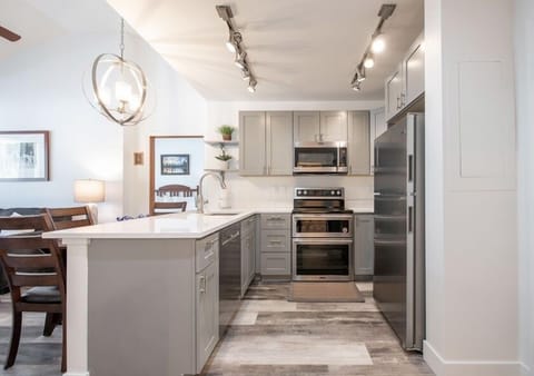 Condo, 2 Bedrooms | Private kitchen | Coffee/tea maker, fridge, oven, toaster