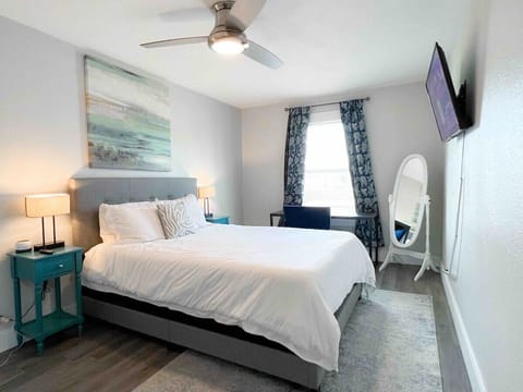 Escape to your sanctuary! This bedroom is designed for relaxation and restful nights.