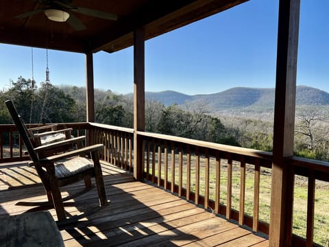 Deck view of Boulder Mtn.