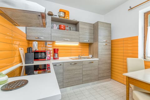 Kitchen and dining area