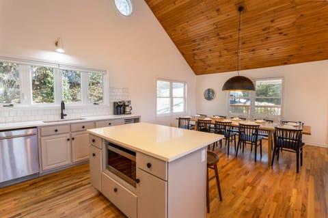 Kitchen Open to Dining Area