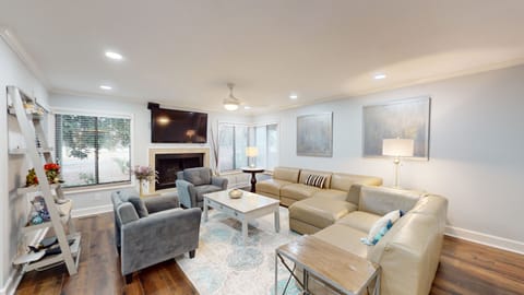Living Room with HDTV