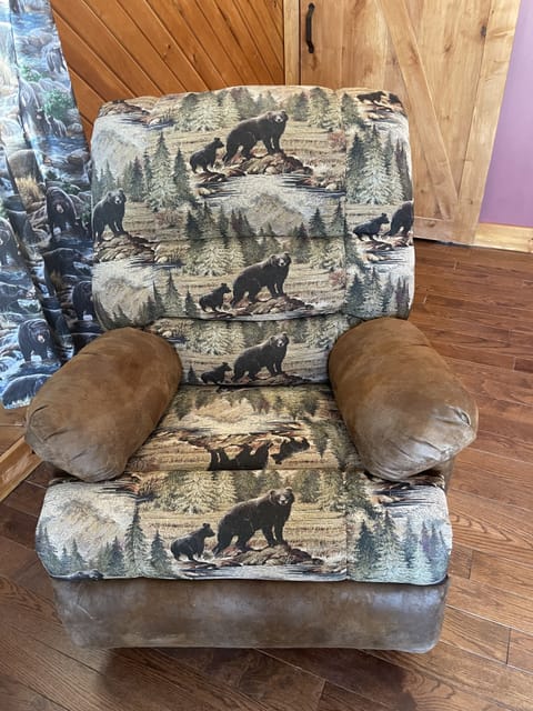 super comfortable bear chair in upstairs master