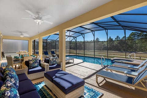 Enjoy Florida outdoor lifestyle, day or night