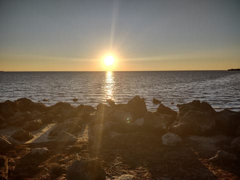 Sunset view at Fort Island Beach.  Minutes away from condo 