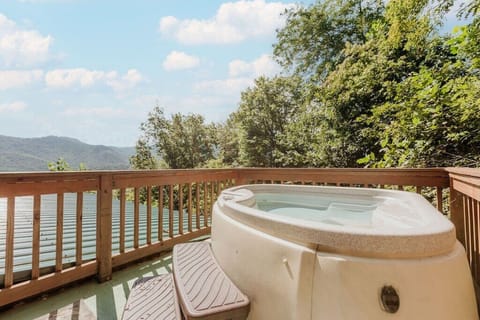 Rooftop hot tub available year round