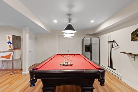 Game room pool table 