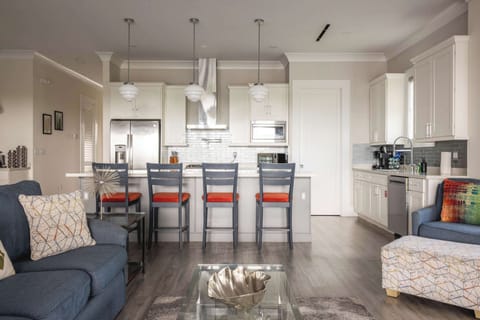 Living Area & Kitchen