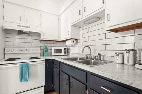 Cook up a storm in our fully stocked kitchen!