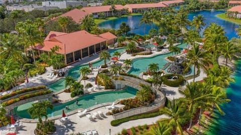 The beautiful lazy river! 
In the winter, it is heated. 