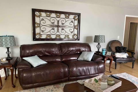 Large living room space.