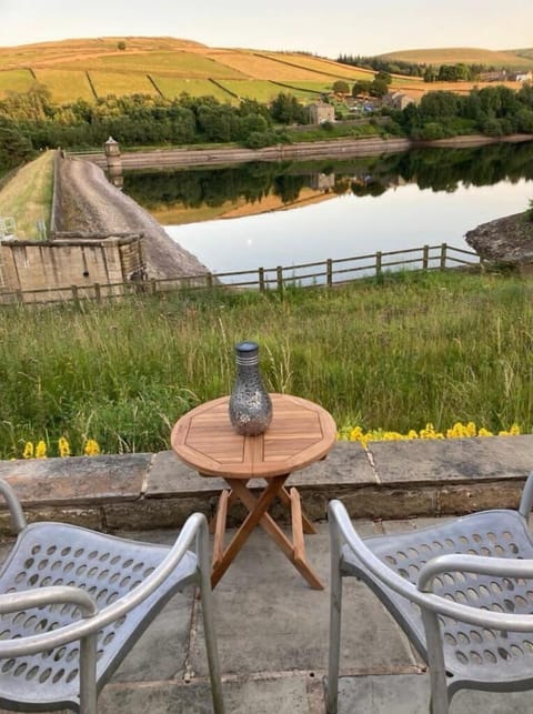 View of the Brownhill Reservoir from the front terrace.
