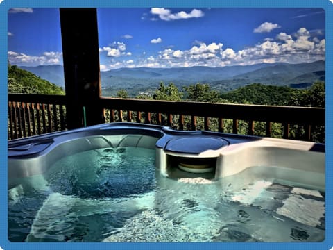 Soak Away Your Stress while Overlooking the Views, or Star Gazing on a Clear Night...
