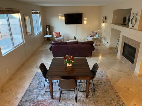 Open Concept large Living room, dining room and kitchen  