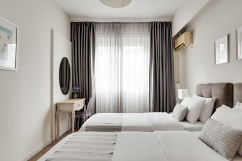 Business Apartment, 2 Bedrooms, City View | 2 bedrooms, in-room safe, laptop workspace, blackout drapes
