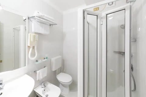 Slippers, bidet, towels