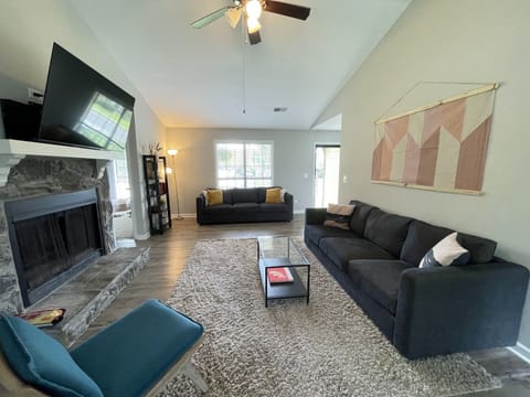 Living Space with Smart TV.