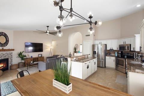 Large great room with plenty of seating for everyone.