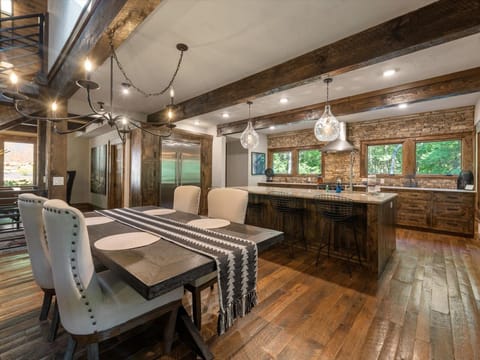 River Joy Lodge- Entry Level View from Living Room