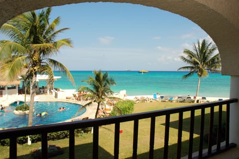 Beautiful Caribbean Sea views from the private terrace