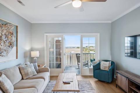 Living Room with River & Marsh Views