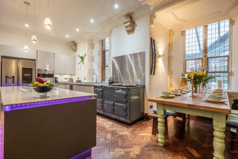 Ground floor: Kitchen with large island