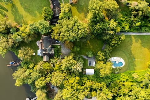 Nestled on 4 private acres